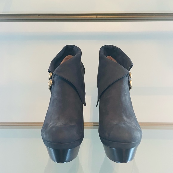 Rachel Zoe Navy Military Booties - Picture 2 of 5